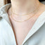 Lant Aur 14k Modern Sequin Link