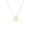 Lant Aur 14k Floare Sidef 8mm