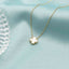 Lant Aur 14k Floare Sidef 8mm