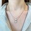 Lant Aur 14k Floare Sidef 8mm