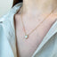 Lant Aur 14k Floare Sidef 8mm