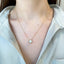 Lant Aur 14k Floare Sidef 8mm
