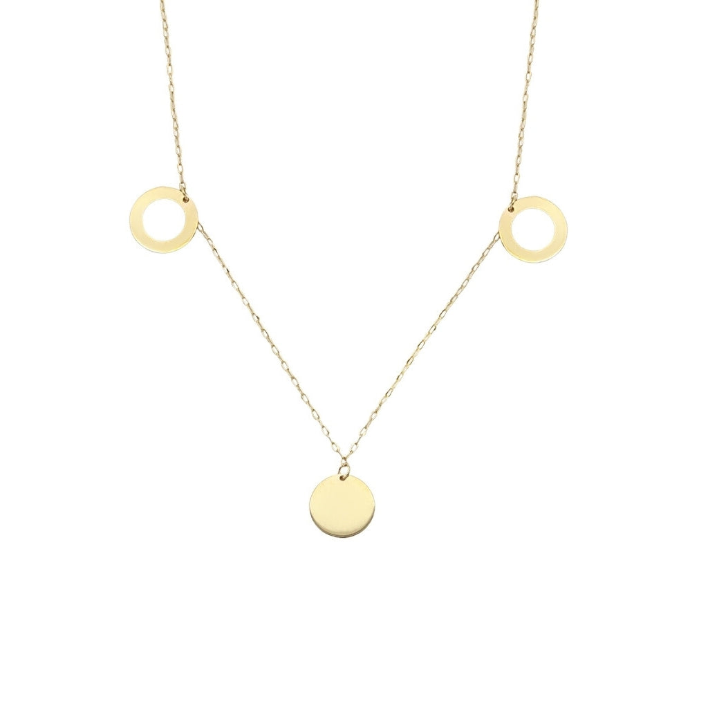 Lant Aur 14k Circles