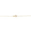Lant Aur 14k Elegant Charms cu Pietre Roz