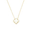 Lant Aur 14k Floare cu Sidef