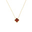 Lant Aur 14k Floare Rosie