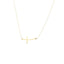 Lant Aur 14k Modern Cross