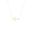 Lant Aur 14k Side Cross