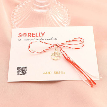 Martisor Pandantiv Aur 14k Copacul Vietii