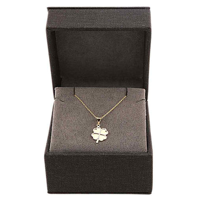 Martisor Pandantiv Aur 14k Trifoi Lucky Charm