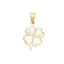 Martisor Pandantiv Aur 14k Trifoi Lucky Charm