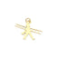 Pandantiv Aur 14k Cosar 1.2 cm