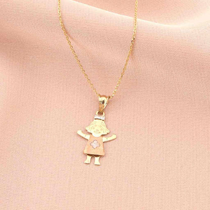 Pandantiv Aur 14k Fetita