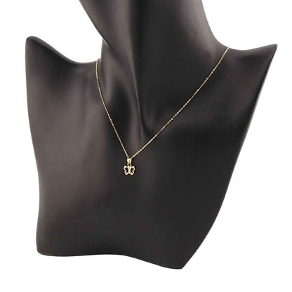 Pandantiv Aur 14k Fluture cu Pietre Zirconia