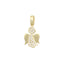Pandantiv Aur 14k Ingeras cu Pietre Zirconia