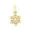 Pandantiv Aur 14k Star Flower cu Pietre Zirconia