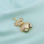 Pandantiv Aur 14k Urs cu Pietre Zirconia