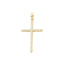 Pandantiv Aur 14k Cruce Reversibila Multicolora