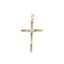 Pandantiv Aur 14k Cruce Reversibila Multicolora