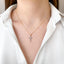 Pandantiv Aur 14k Cruce Reversibila Multicolora