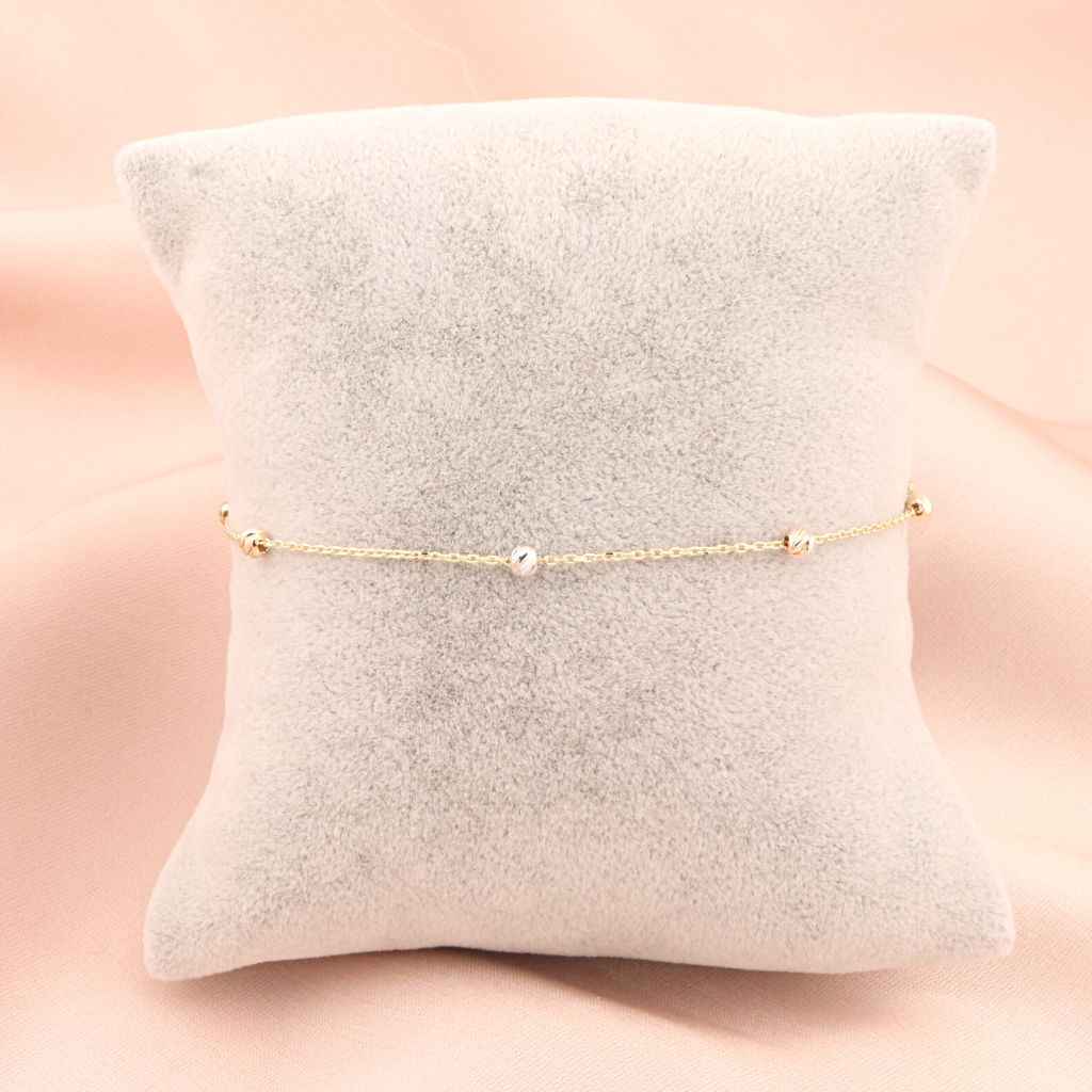 Bratara Aur 14k cu Bile Multicolore