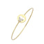 Bratara Aur 14k Fixa Butterfly cu Pietre Zirconia