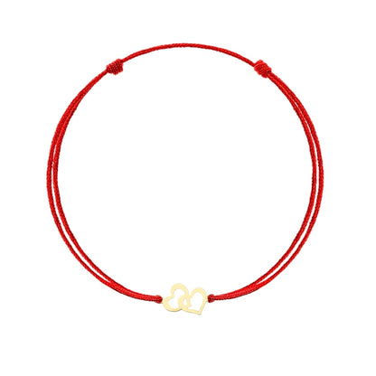 Bratara Aur 14k Snur Doua Inimi