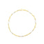 Bratara Aur Alb si Galben 14k Wavy Linked Chains