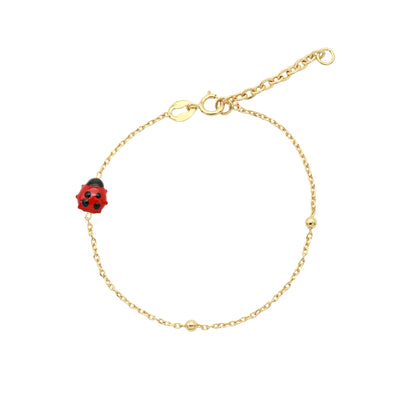 Bratara Copii Aur 14k Buburuza