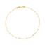 Bratara Unisex Aur 14k cu Zale Paperclip 6 mm
