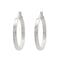 Cercei Argint Hoops cu Model Grecesc