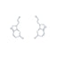 Cercei Argint Serotonina