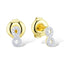 Cercei Aur 14k cu Diamante 0,071 ct Infinit - SORELLY