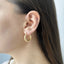 Cercei Aur 14k Double Hoops 1.5cm