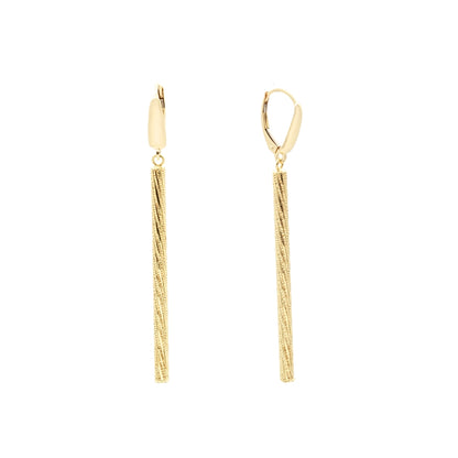 Cercei Aur 14k Lungi cu Model
