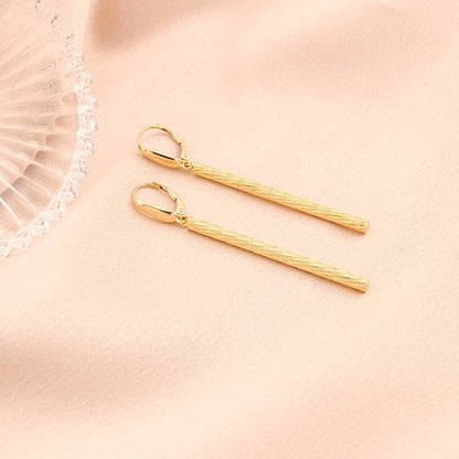 Cercei Aur 14k Lungi cu Model