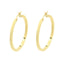 Cercei Aur 14k Square Hoops 3.5cm