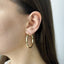 Cercei Aur 14k Square Hoops 3.5cm
