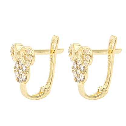 Cercei Copii Aur 14k Minnie Mouse