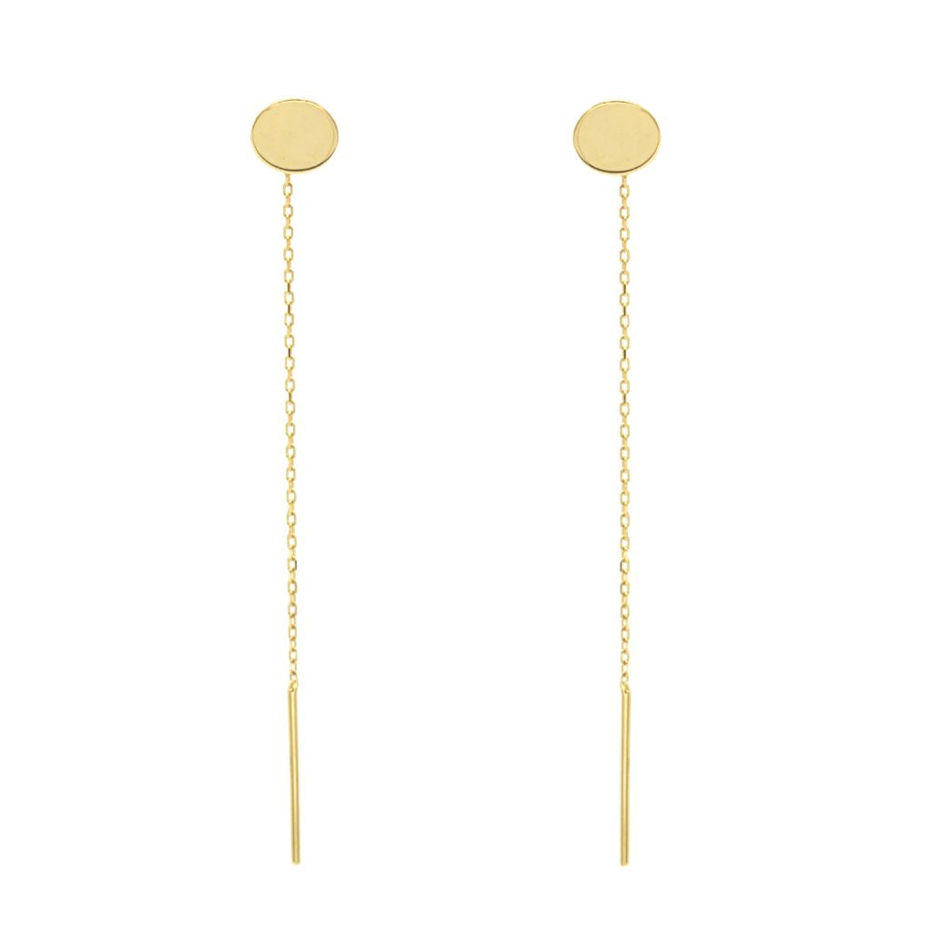 Cercei Fir Aur 14k Banut