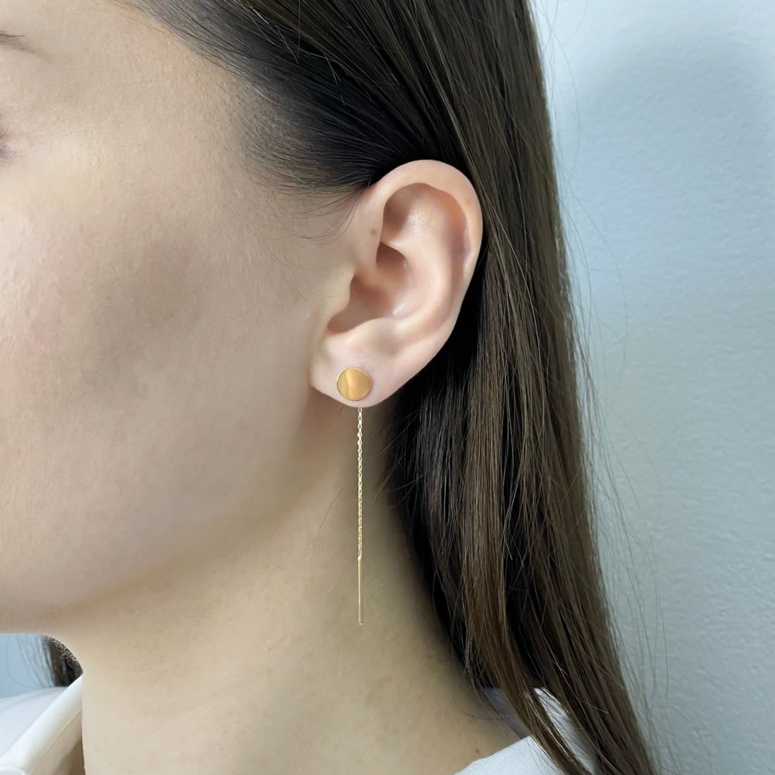 Cercei Fir Aur 14k Banut