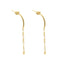 Cercei Lungi Aur 14k Stelute