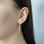 Cercei Lungi Aur 14k Stelute