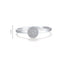 Inel Aur Alb 14k cu Diamante 0,047ct - SORELLY