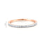 Inel Aur Roz 14k cu Diamante 0,081ct - SORELLY