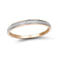 Inel Aur Roz 14k Tennis cu Diamante 0,042 ct - SORELLY