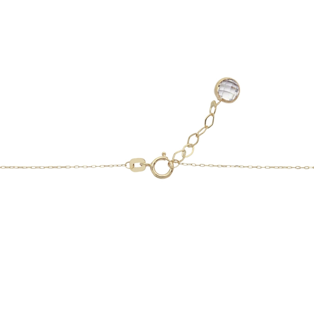 Lant Aur 14k Cruce Modern Cross