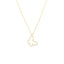 Lant Aur 14k Fluture cu Sidef