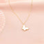Lant Aur 14k Fluture cu Sidef