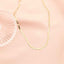 Lant Aur 14k Herringbone Reversibil